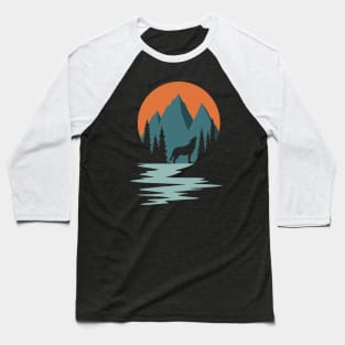 Wolf Baseball T-Shirt